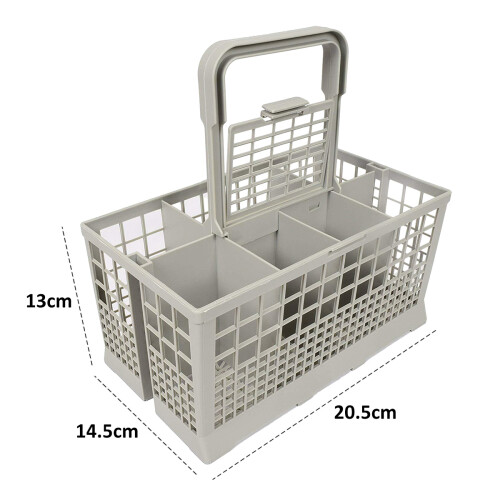 High-Efficiency Dishwasher Utensil Rack Basket, Universal Replacement Compatible with Convenient Cutlery Storage, Easy Installation, Durable 1