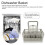High-Efficiency Dishwasher Utensil Rack Basket, Universal Replacement Compatible with Convenient Cutlery Storage, Easy Installation, Durable 3