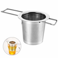 Strainer Tae, Scagaire Tae Déanta as Cruach Dhosmálta 304 le Dearadh Láimhseála Fillte, Strainer Mogaill Breise Mín In-athúsáidte