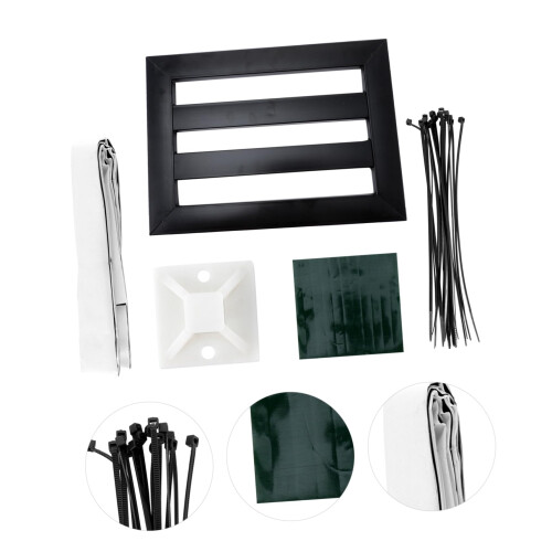 Guitar Pedalboard Stand Set with Hook and Loop Brackets for Secure Pedal Mounting and Cable Management 1