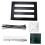 Guitar Pedalboard Stand Set with Hook and Loop Brackets for Secure Pedal Mounting and Cable Management 1