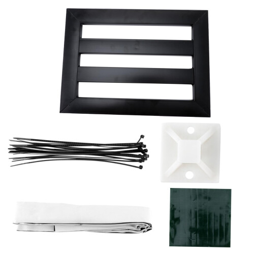 Guitar Pedalboard Stand Set with Hook and Loop Brackets for Secure Pedal Mounting and Cable Management