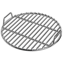 16 Inch Round Stainless Steel Grill Grate with Handle, Extra Thick Cooking Grate for Charcoal Smoker Outdoor
