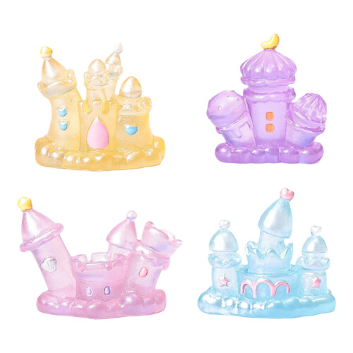Luminescent Princess Castles Figurines Lighted Dreamy Castles