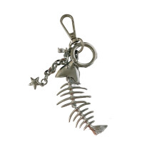 Artistieke legering vis skelet sleutelhanger punk thema