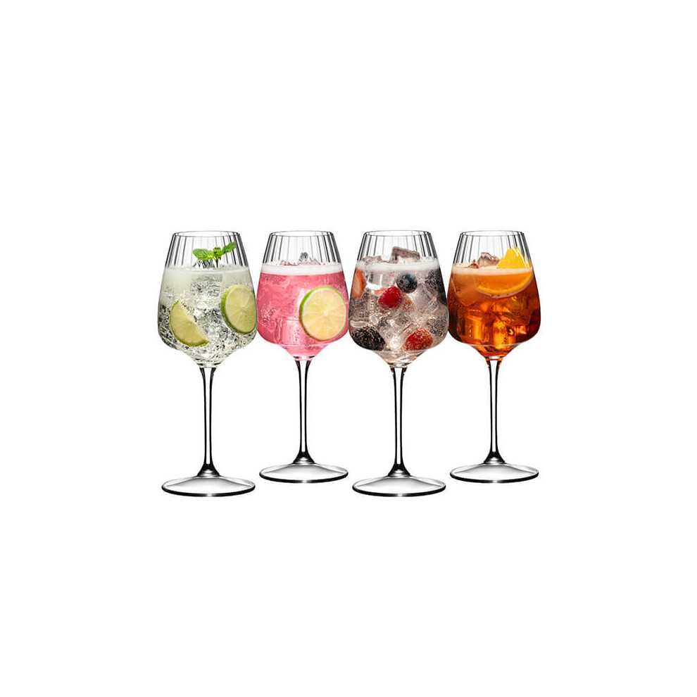Riedel Summer Drinks Set Of 4 Spritz Mixing Glasses