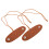 2PCS Portable Glasses Clip PU Leather Holder 16