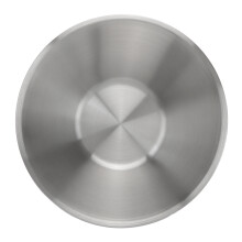Double Layer 304 Stainless Salad Bowl 18cm Silver
