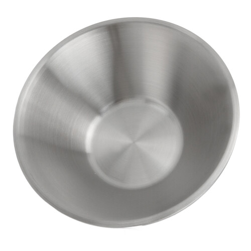 Double Layer 304 Stainless Salad Bowl 18cm Silver 2