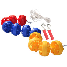Pool Safety Rope 6m Swimming Pool Divider Line with Bright Floats and 2 Hooks for Shallow and Deep End