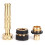 Brass Garden Hose Nozzle 1.2in Adjustable  Pressure Spray with Multiple Patterns for Watering 1