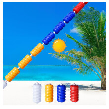 Pool Safety Rope 3m Adjustable Floating Divider with Floats, Visibility Blue Barrier for Indoor Outdoor Swimming Pools