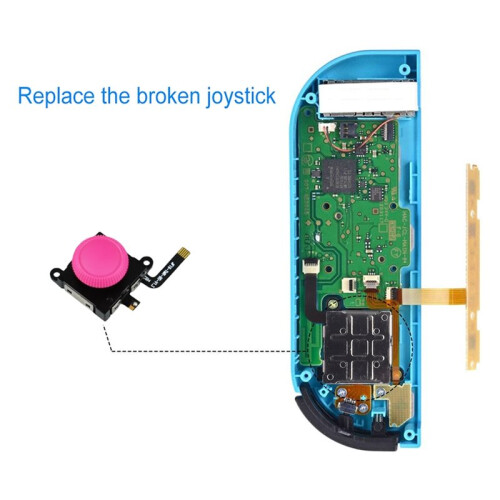 10Pcs TMR Joystick Analog Thumbstick for   Controller Replacement Thumb Stick Repair Parts Rocker Module 2