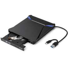 Graveur Blu-Ray USB 3.0 Externe, Lecteur/Graveur DVD Optique, Lecteur/Graveur Blu-Ray 3D pour Ordinateur Portable, PC, et Linux