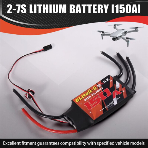 BLHeli RC Brushless ESC 150A Electric Speed Controller for Quadcopter Aircraft Model Fixed Wing Multi-Axis FPV RC Drone 2