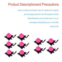 10Pcs TMR Joystick Analog Thumbstick for   Controller Replacement Thumb Stick Repair Parts Rocker Module