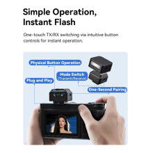 T1 Flash Trigger Transceiver 50m 2.4GHz Wireless Flash Hot Shoe Trigger for ZV1 Z30 Q3