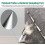 Stainless Steel Grain Sampler Probe with 3 Slots, Rotary Soil Sampling Tool for Precise Agricultural Collection 2