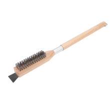 Pizza Oven Brush 62x4 cm, 24.4x1.6 in, 350g Wood