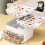  50-Cube Ice Maker with Easy Press Cap Double Layer Ice Cube Maker Refrigerator Household Ice Storage Ice Box 4