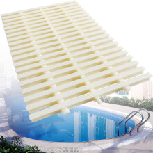 Pool Drain Cover ABS Swimming Pool Grating 25x100cm 4 Pack Easy Installation for Indoor Outdoor Overflow
