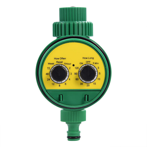 Water Timer, Electronic Garden Irrigation System Controller Watering Timers Automatic Programmable Irrigation Hose Timer, Multi-Fu