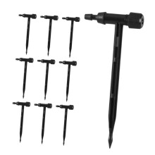 10Pcs Drip Irrigation Emitters Adjustable Garden Drippers WaterSaving Precise Flow for Potted Plants
