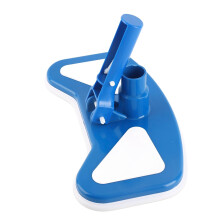 Curved Pool Vacuum Head Brush with ErosionResistant Build, Universal Pole Fit, Efficient Debris Pickup