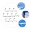 10Pcs Stainless Steel Pool Spring Clips Double Pin Secure Lock Rustproof Quick Install Universal Fit 5