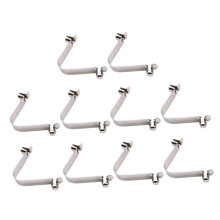 10Pcs Stainless Steel Pool Spring Clips Double Pin Secure Lock Rustproof Quick Install Universal Fit