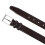 BOCONI Men's Smooth Italian Leather Double Loop Belt 2