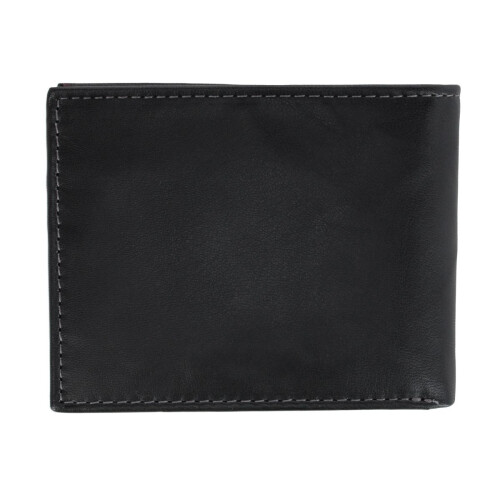 Steve Madden Men's Antiqued Leather Passcase Wallet 1