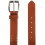 CTM Men's Distressed Leather Bridle Belt with Perforations 10