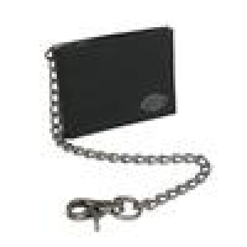 Dickies Dickies Men's Leather Trucker Chain Slimfold Wallet 1