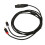 XLR to Dual RCA Cable 1m Black, 2x RCA Outputs 13