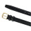 CTM Women's Leather Adjustable Belt with Statement Buckle 2