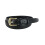 CTM Women's Leather Adjustable Belt with Statement Buckle 5