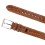 Greg Norman Men's Croco Print Leather Belt 7