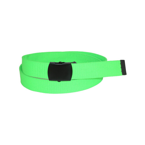CTM Adjustable 32 mm Wide Neon Fabric Web Belt 2