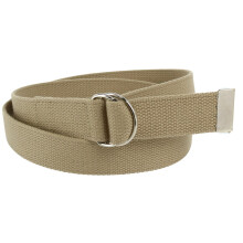 CTM Cotton Web 32 mm Belt with D Ring Buckle