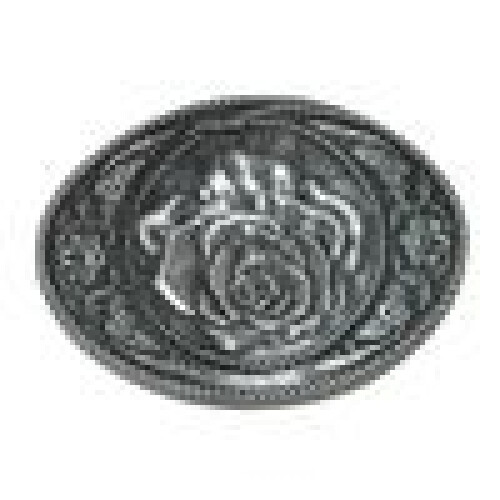 CTM Women's Western Rose Belt Buckle 2