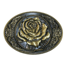 CTM Women's Western Rose Belt Buckle