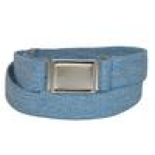 CTM Plus Size Elastic Belt with Magnetic No Show Flat Buckle 2