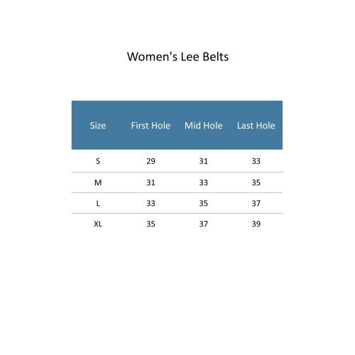 Lee Women's Burnished Edge and Crossed Loop Casual Belt 2