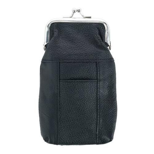 CTM Women's Leather Cigarette Case with Lighter Pocket 1