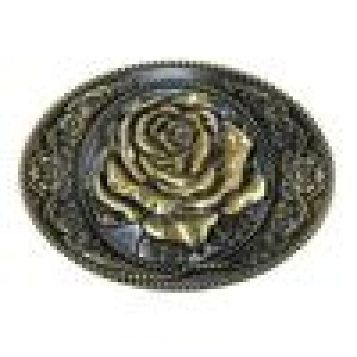 CTM Women's Western Rose Belt Buckle 2