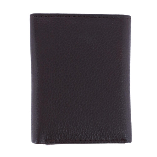 CTM Men's Leather Trifold Wallet 1