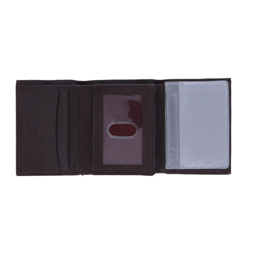 CTM Men's Leather Trifold Wallet 2