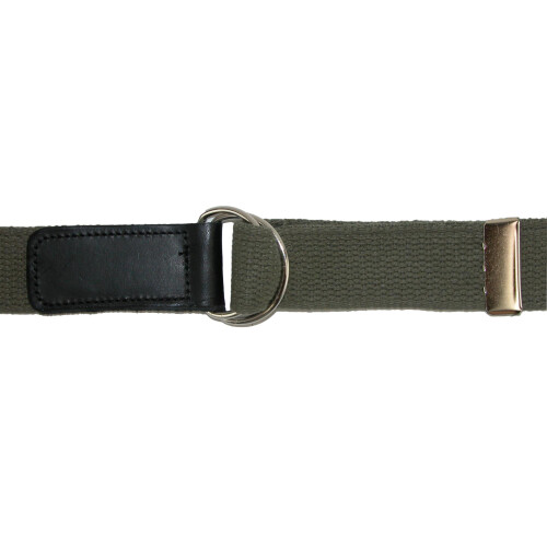 CTM Plus Size Cotton Web Belt with Double D Ring Buckle 2