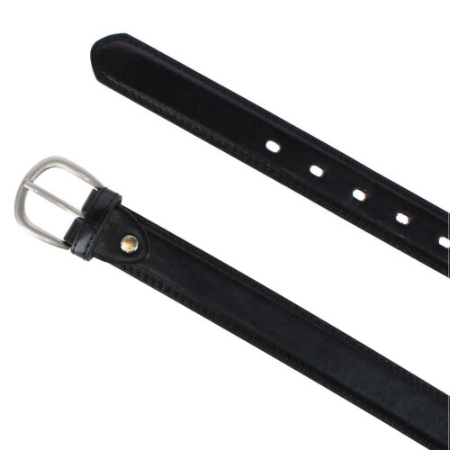 CTM Men's 28.5 mm Wide Basic Dress Belt 1
